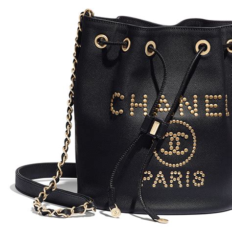 chanel calfskin hobo bag|Chanel grained calfskin drawstring bag.